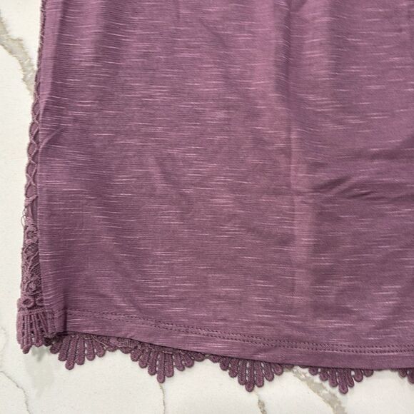 Maurice’s | Purple Pink Lace Women’s Tank Top Sleeveless Blouse Size S - Picture 10 of 15